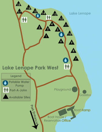 Lake Lenape Campsite